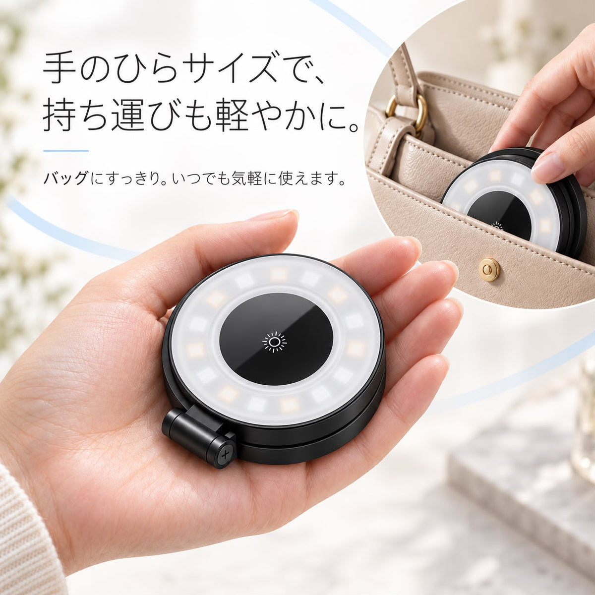 LumiSnap™｜マグネット式スマホLEDライト